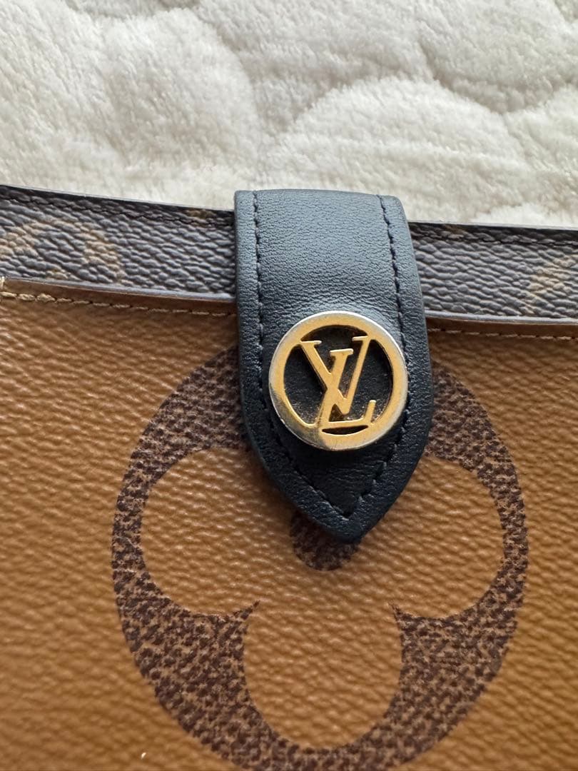 Louis Vuitton 二つ折り財布 ブラウン/ブラック