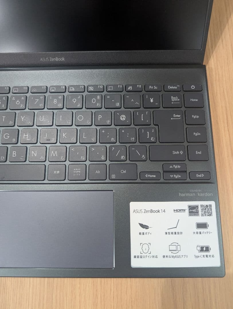 【超軽量・美品】ASUS ZenBook 14 Ryzen 7 完動品