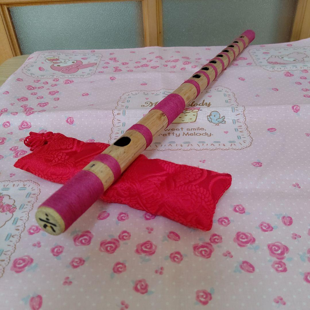 篠笛六本半調子古典糸総巻き(道中)新品