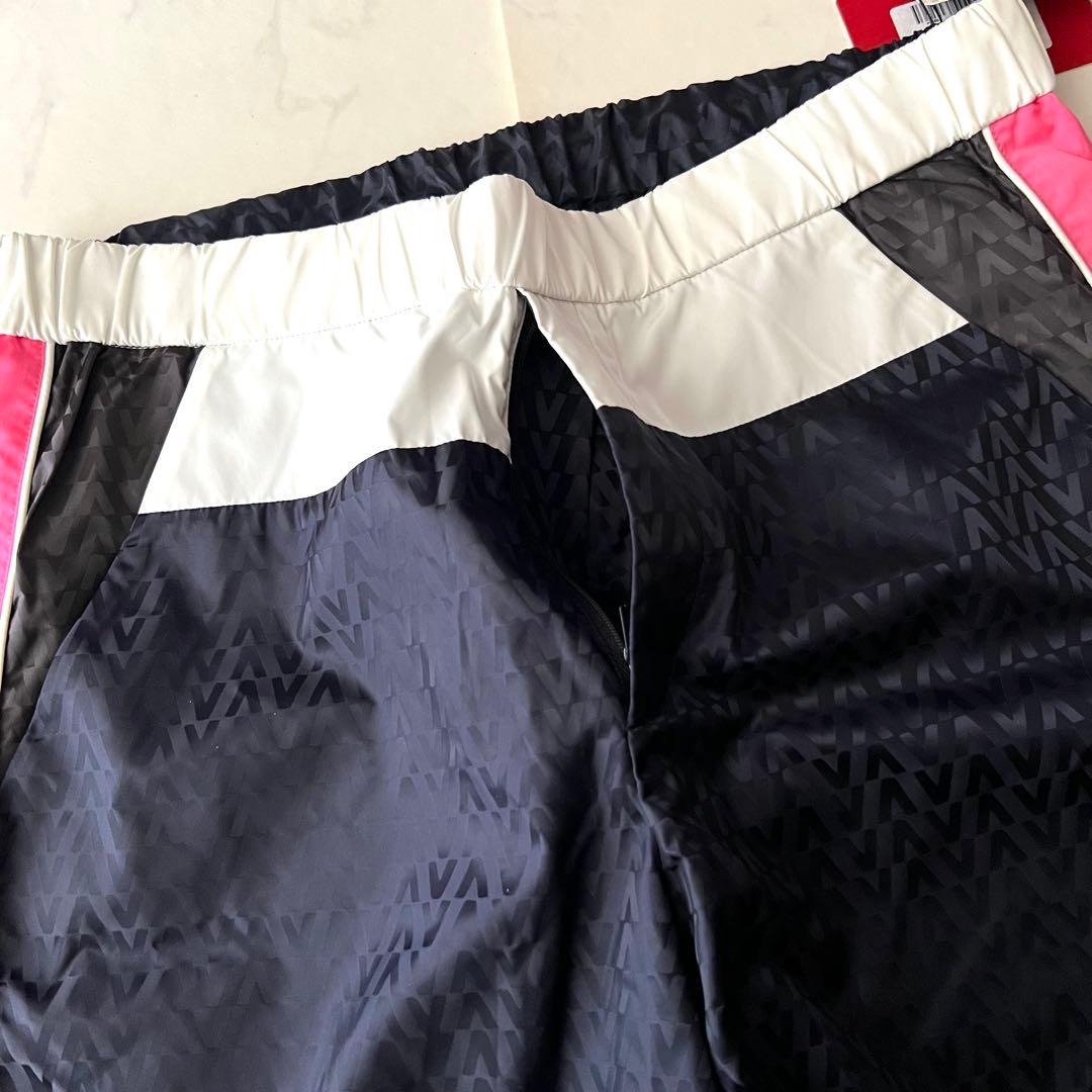 未使用タグ付 VALENTINO ナイロンパンツ 48L トラックパンツ Vロゴ