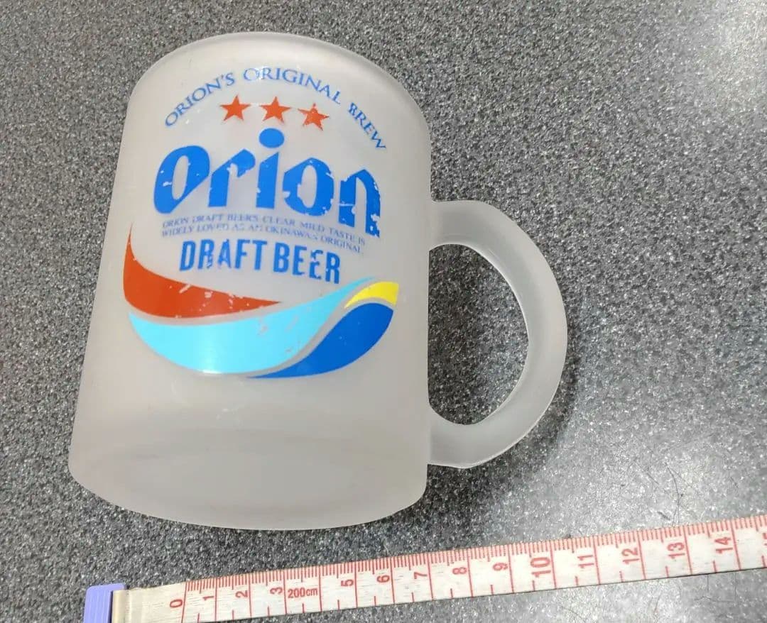 オリオンビール　Orion beer希少　ロゴ　琉球ガラス　ワイングラス等　1式