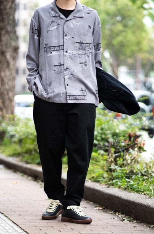 【Porter Classic】LOCAL BLACK クロップドパンツ