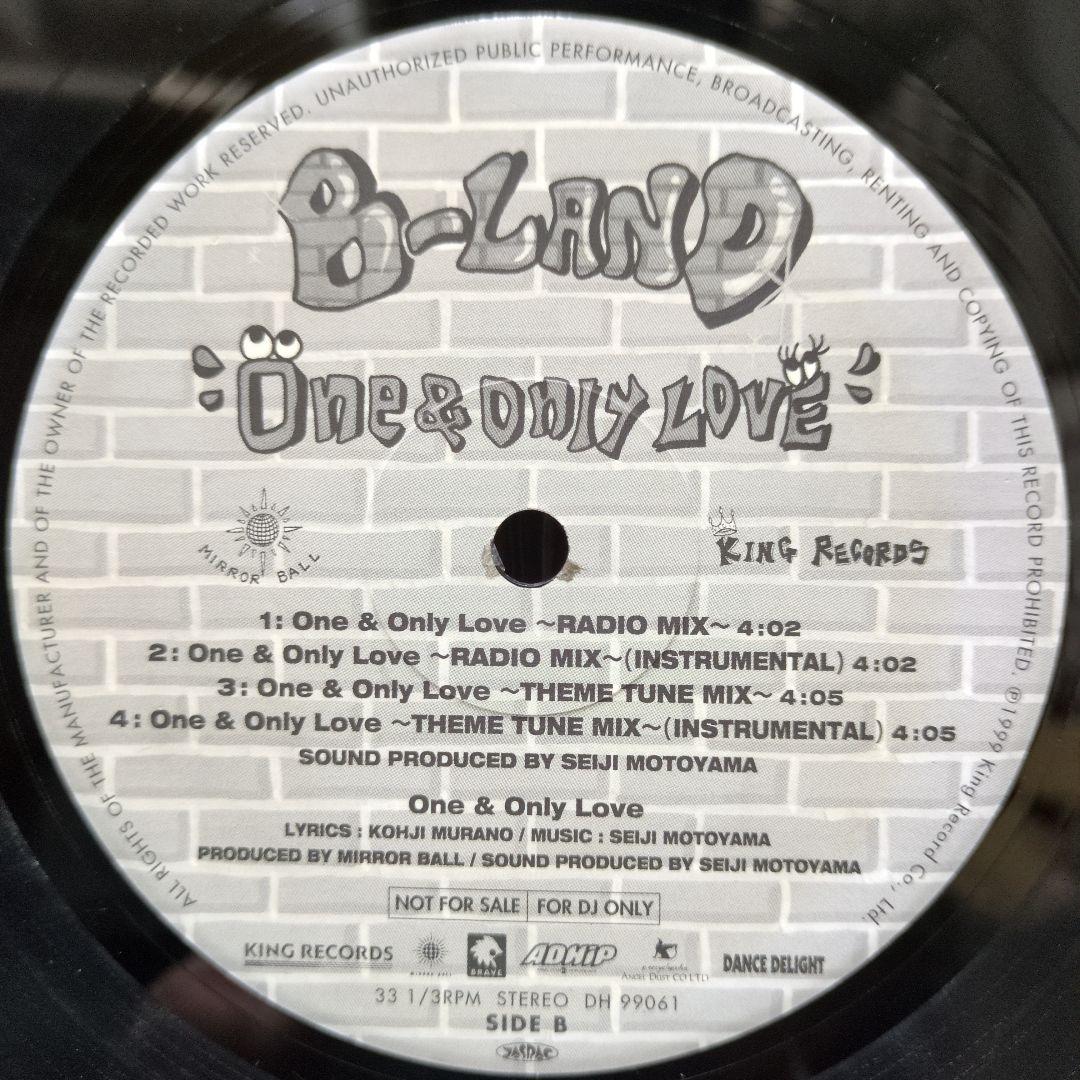 ☆B-LAND / \"One & Only Love\" / 12インチ