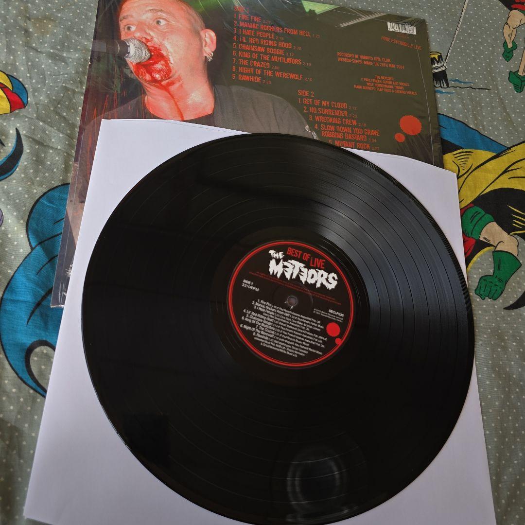 METEORS/BEST OF LIVE LP サイコビリー