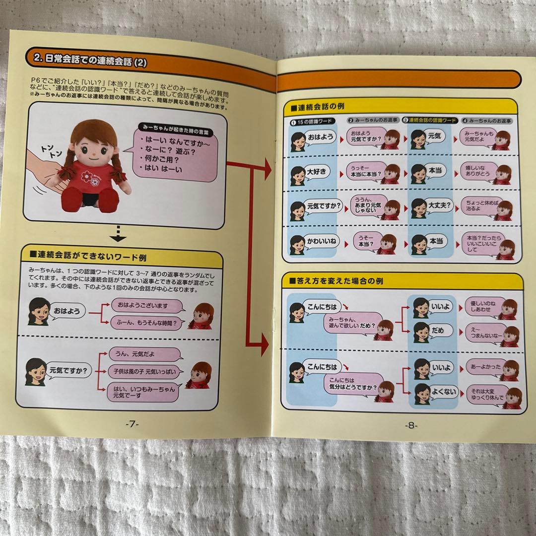 音声認識人形♡おしゃべりみーちゃん