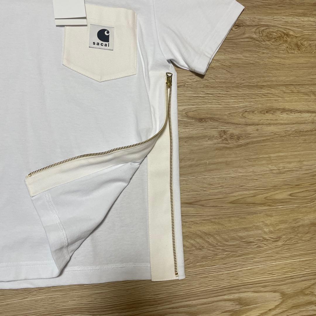 sacai×Carhartt WIP Tシャツ　ホワイト　0