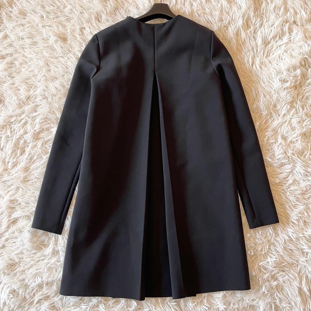 美品✨ ヨーコチャン パール付きドレス ロングスリーブ 近年 ブラック S
