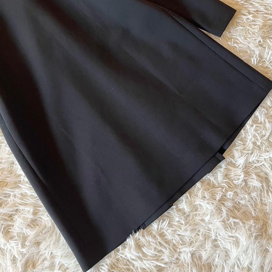 美品✨ ヨーコチャン パール付きドレス ロングスリーブ 近年 ブラック S