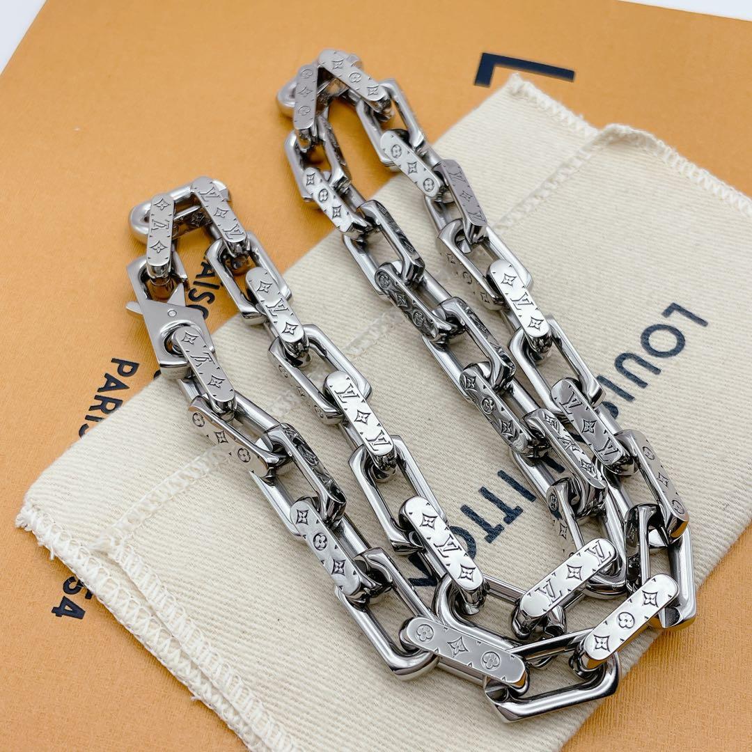 箱、保存袋LOUIS VUITTON コリエ　チェーン　ネックレス　モノグラム