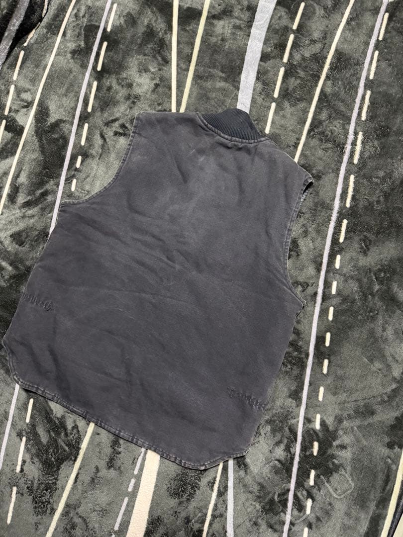 ‼️90s Carhartt カーハート ダックベストVQ185 ブラック