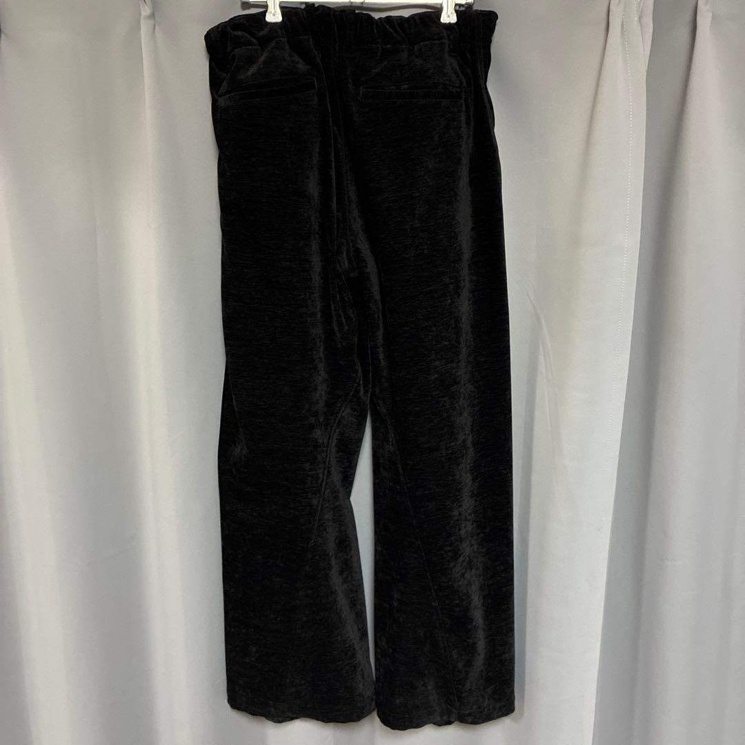 パンツ WASHED VELVET CURVE CUT WIDE PANTS WYM