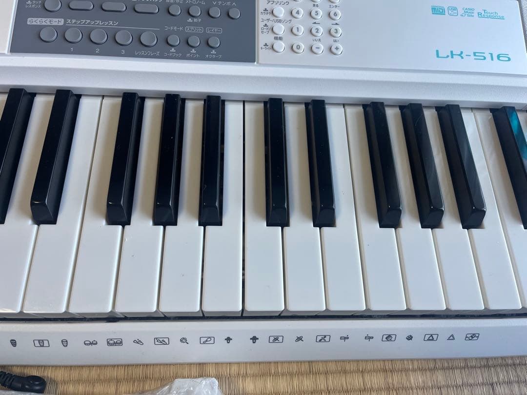 カシオCASIO LK-516 光ナビゲーションキーボード