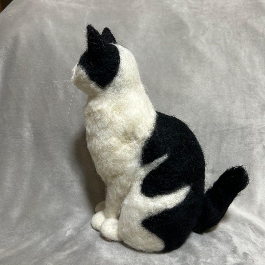 羊毛フェルト 猫