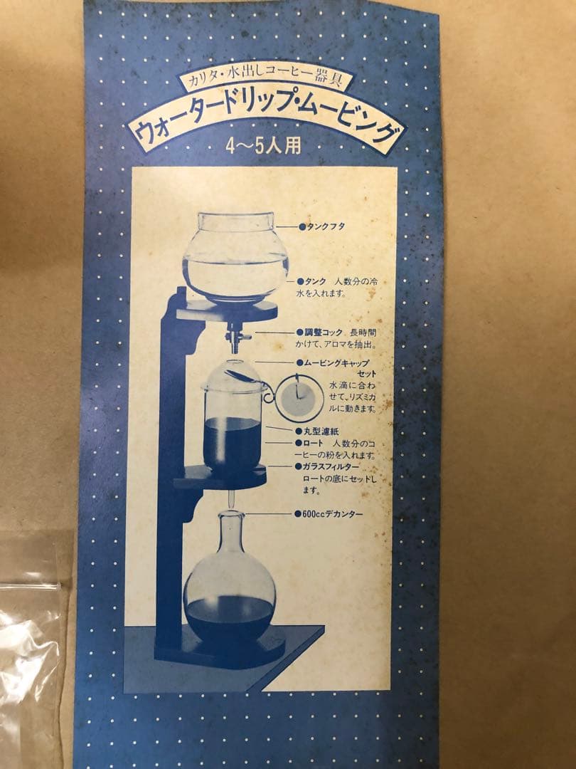 Kalita カリタ ウォータードリップ ムービング 4〜5人用 水出しコーヒー