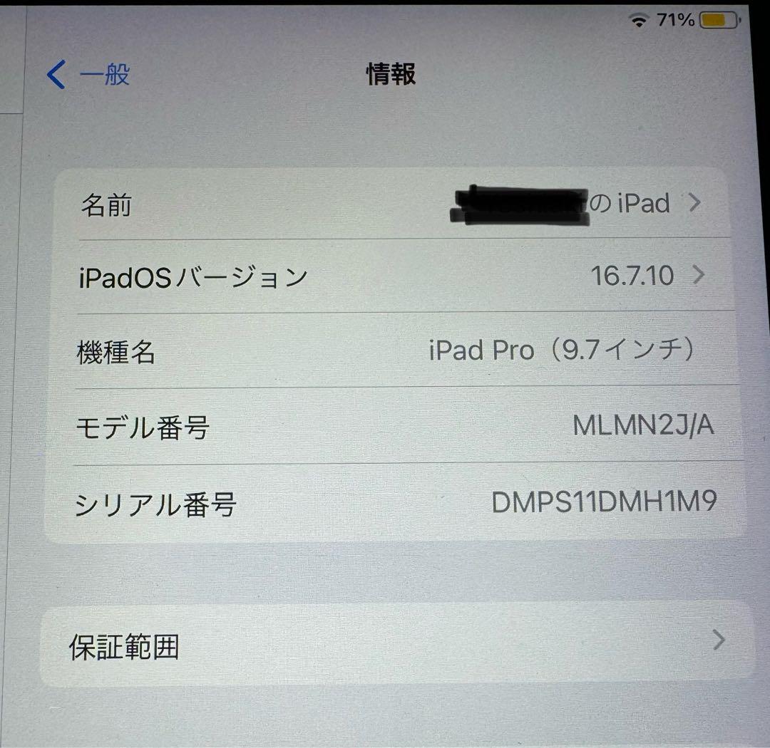 【美品】iPad Pro 9.7インチ + Apple Pencil