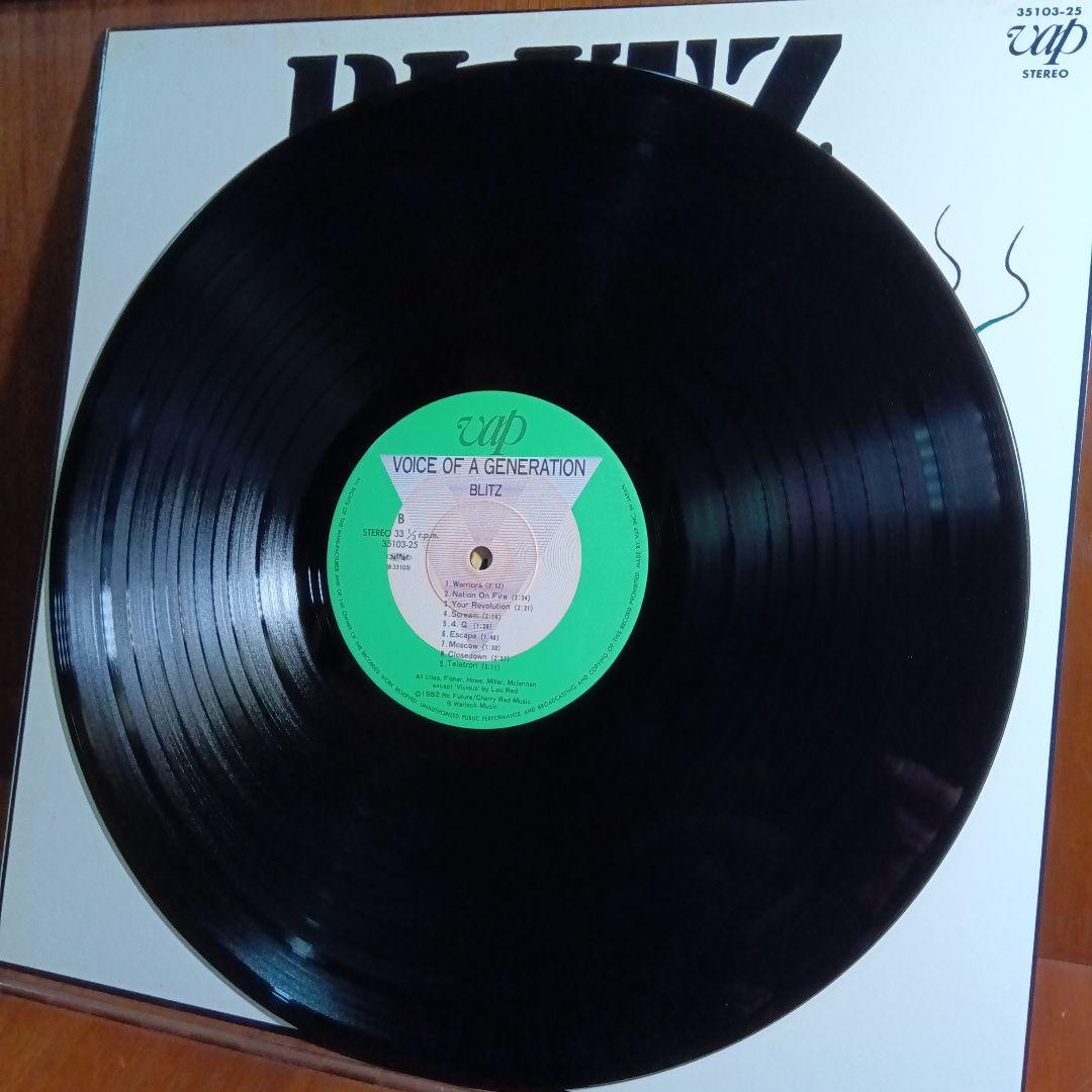 LP BLITZ VOICE OF A GENERATION イ