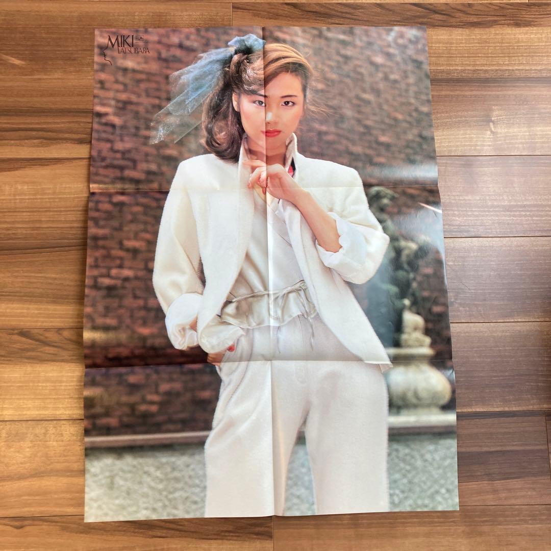 松原みき ポケットパーク レコード　帯、ポスター付　オリジナル　完品