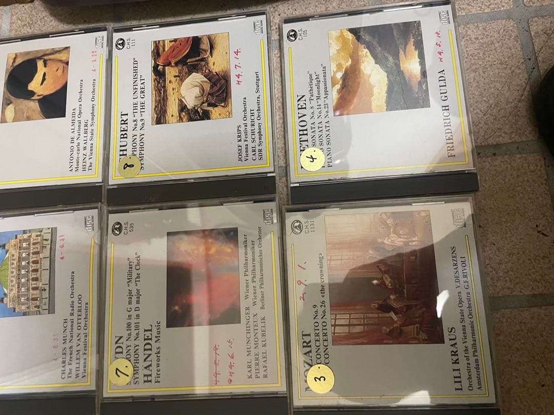 コンサートホール・ソサエティ　CD 16枚　日本メールオーダー　90年代