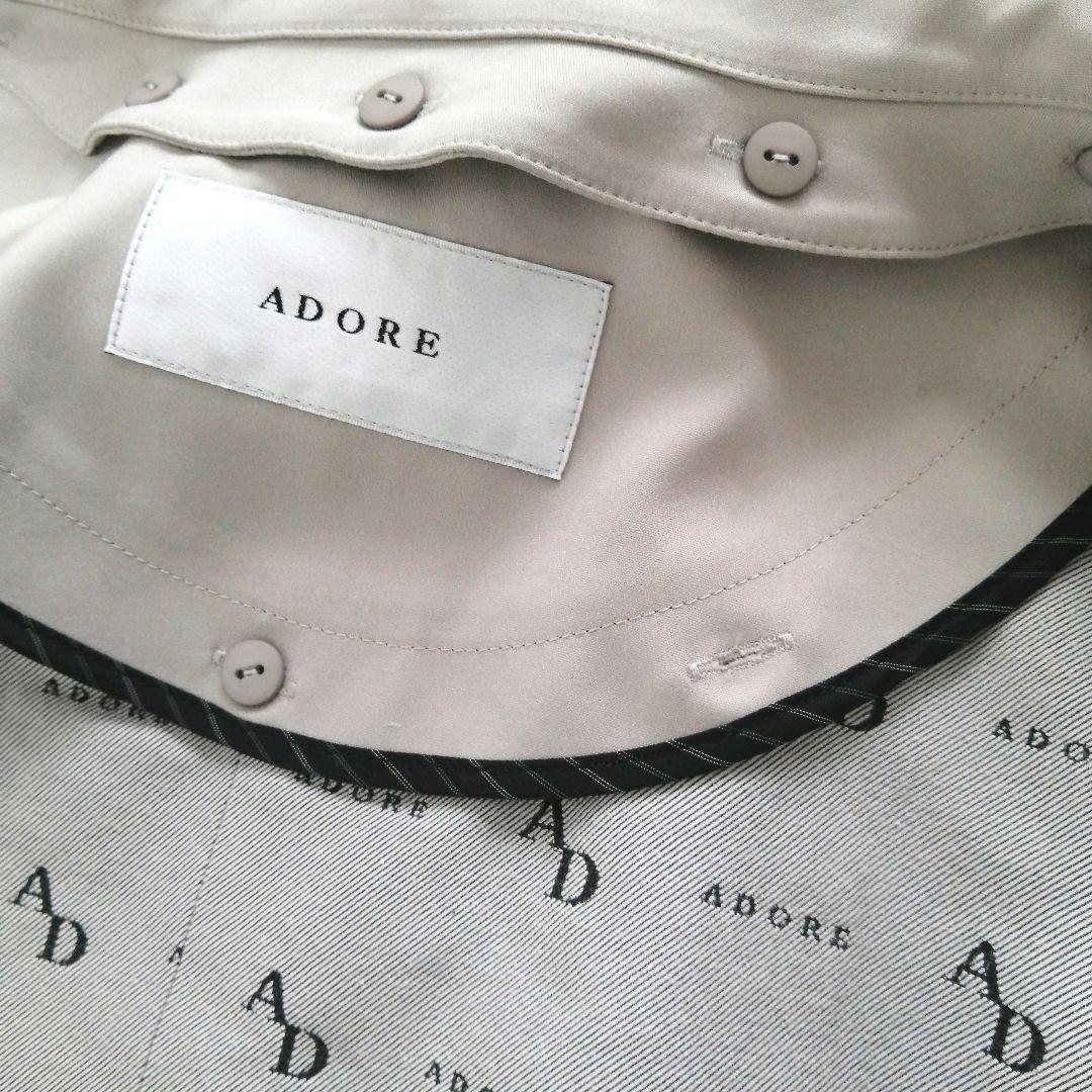 【タグ付き】ADORE コンパクトコットンストレッチコート ベージュ M 完売品