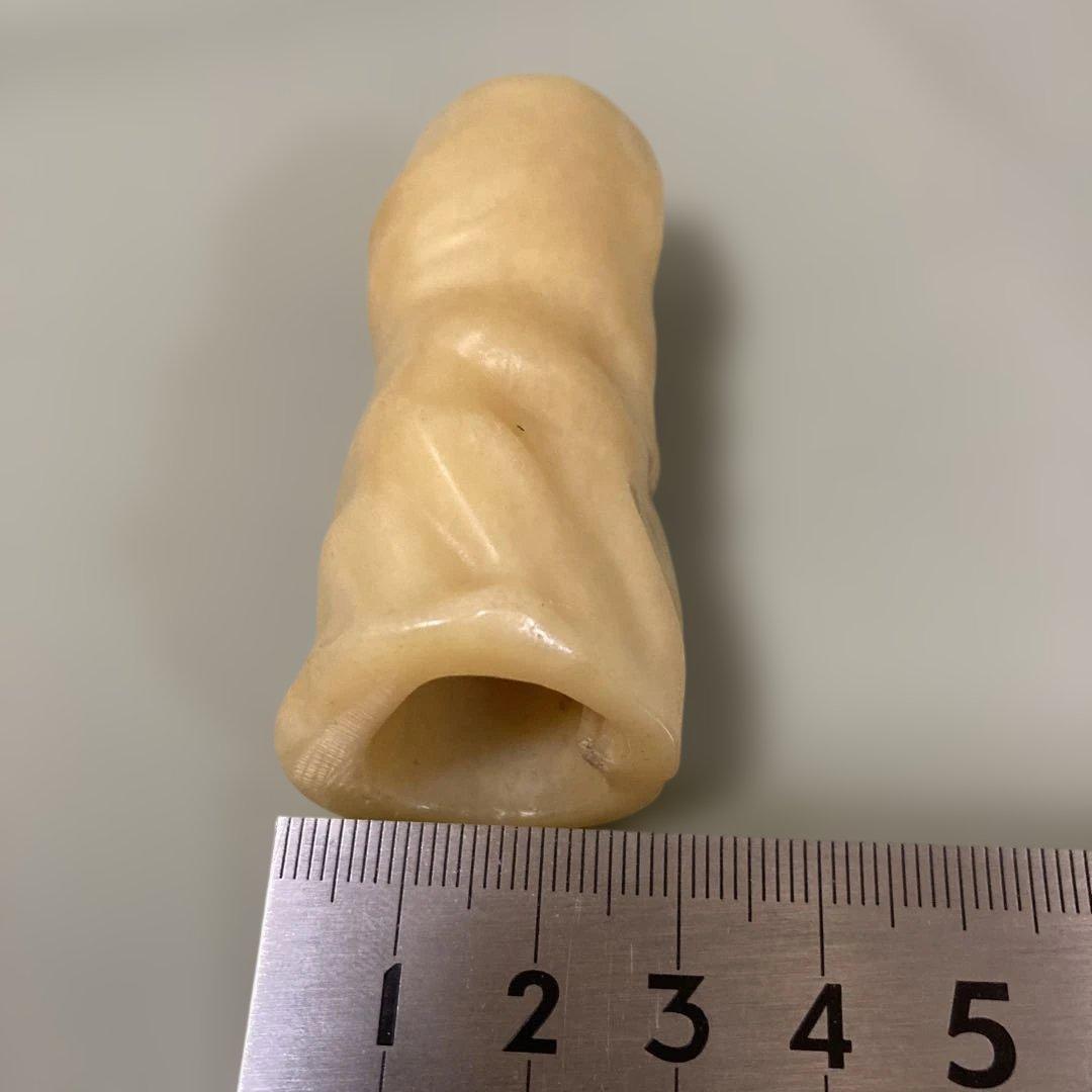 天然素材　骸骨　髑髏彫刻　置物　根付