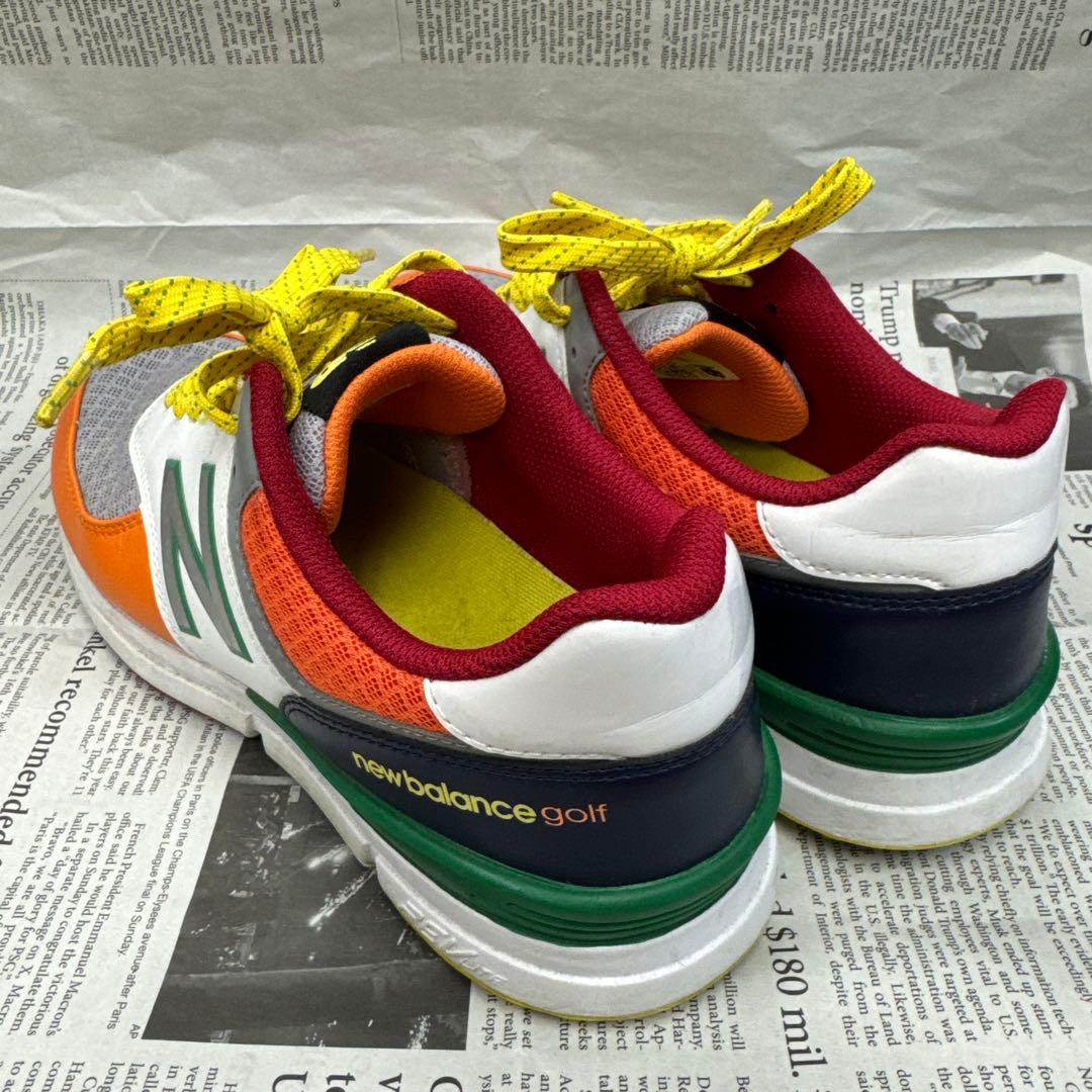 うみちゃん24.5cm New Balance574 ゴルフシューズ