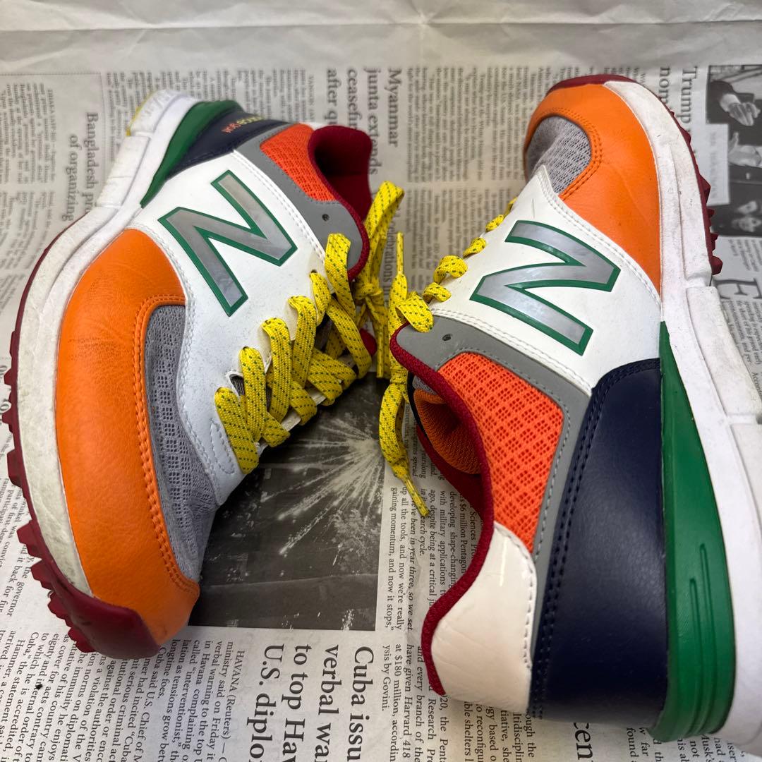 うみちゃん24.5cm New Balance574 ゴルフシューズ