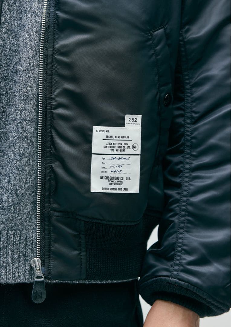 新品未使用 NEIGHBORHOOD MA-1 FLIGHT JACKET