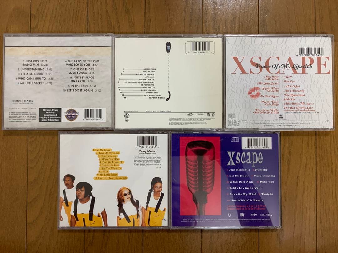 XSCAPE（エクスケイプ）国内版アルバム1枚＆海外版アルバム4枚＝合計5枚