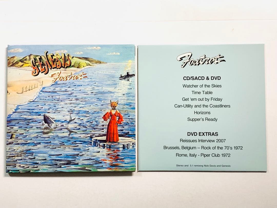 SACD+DVD 紙ジャケ☆ジェネシス/フォックストロット 帯付♪ 完全限定盤