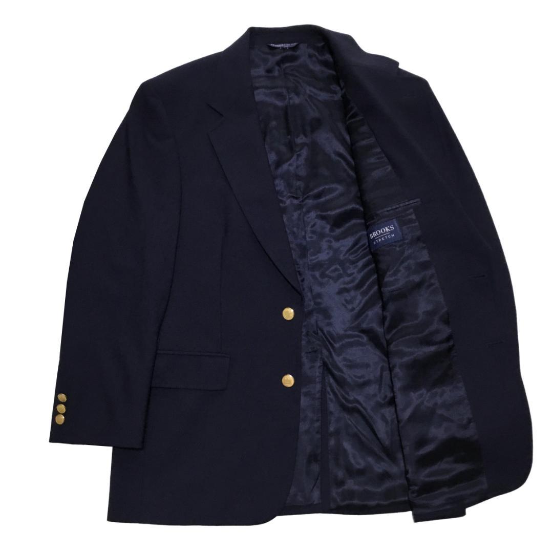 BROOKS BROTHERS ブルックスブラザーズ ストレッチ 紺ブレザー S