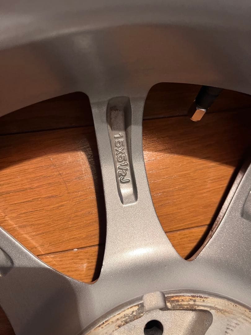 【超美品！コンパクトカーに！】クレールzt10 15インチ 4穴