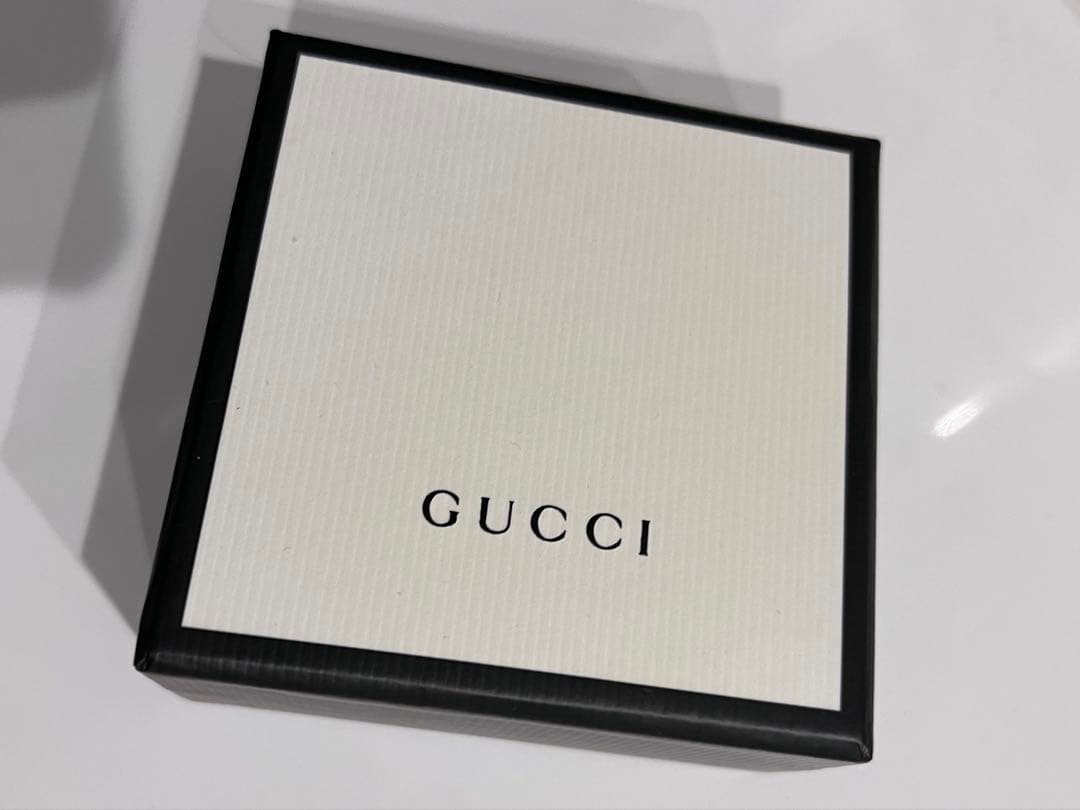 GUCCI/グッチ Gプレート ネックレス シルバー