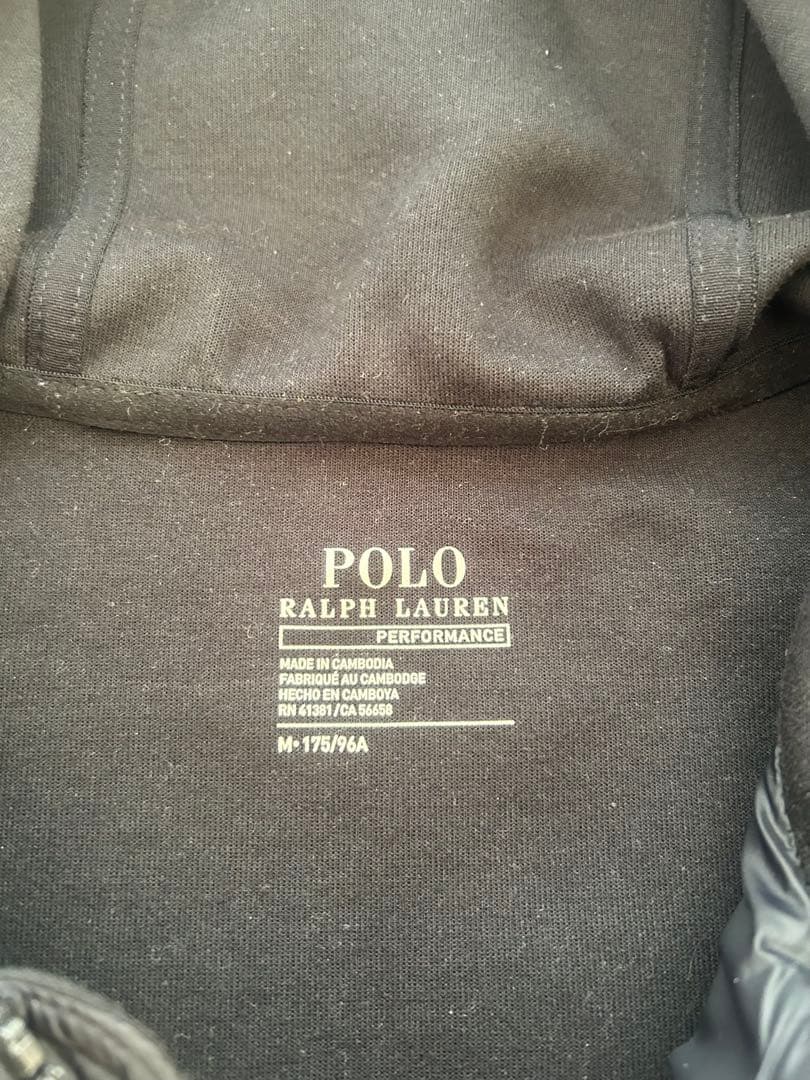 Polo Ralph Lauren ハイブリッドダウンベスト M ブラック