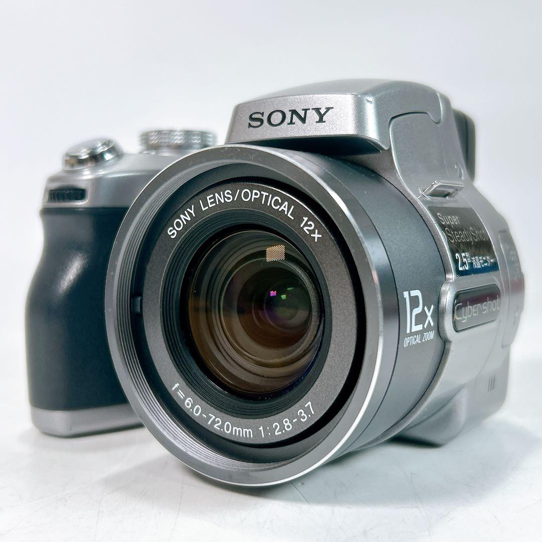 SONY Cyber-shot DSC-H1 シルバー デジカメ 単三電池駆動