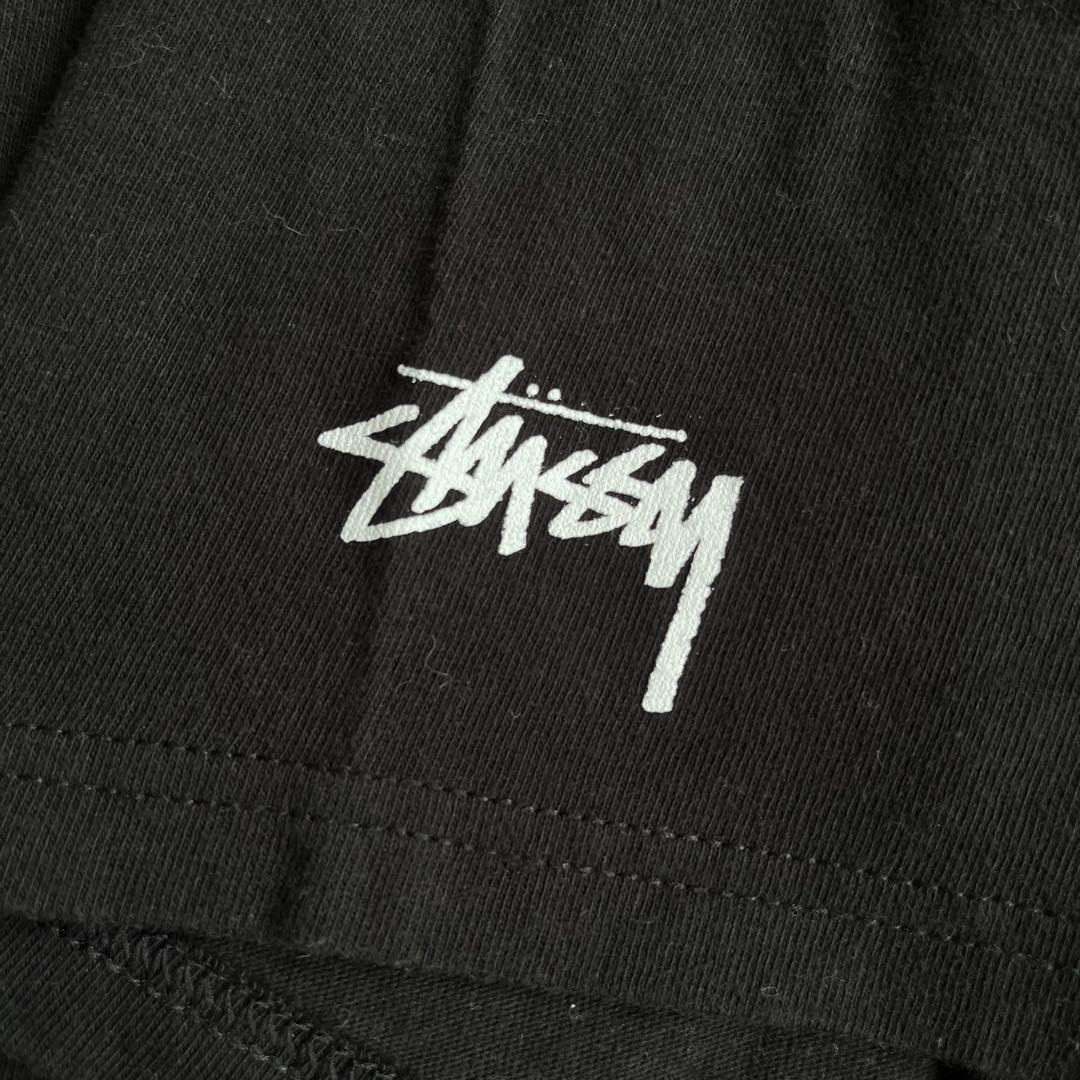 “sk8 rat” STUSSY プリント BLACK Tシャツ XL STU