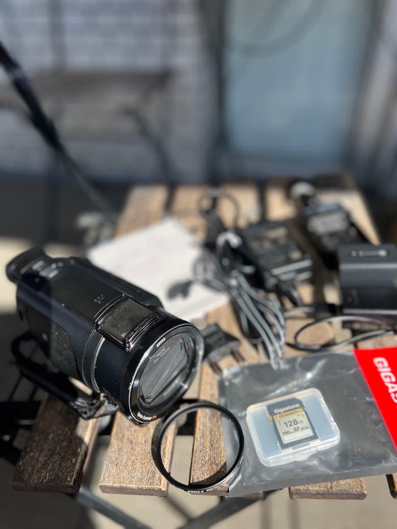 美品 FDR-AX60 SONY 4K ビデオカメラ