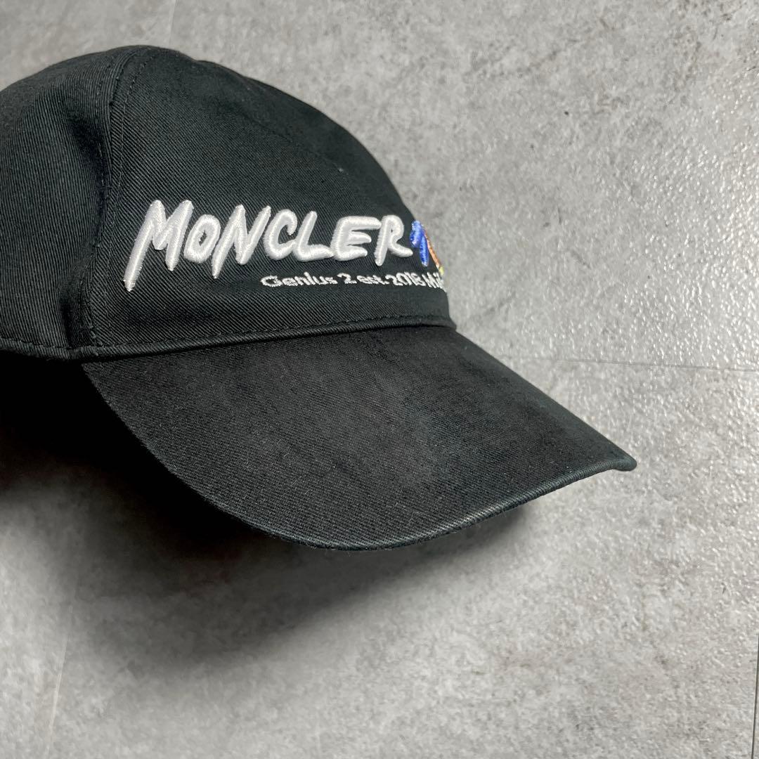激レア✨️ MONCLER GENIUS 1952 刺繍 キャップ ブラック