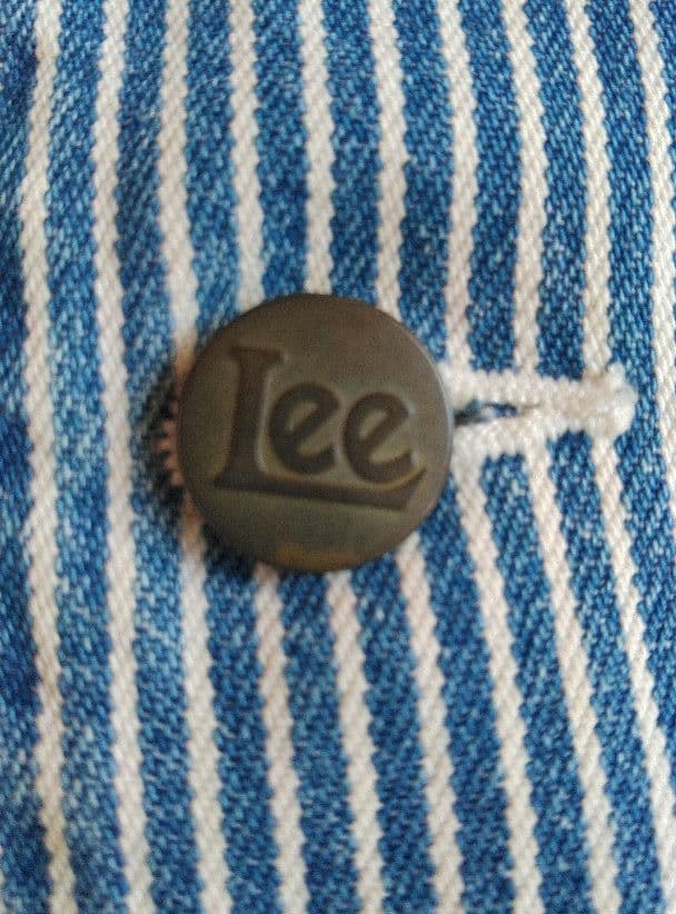 【Lee】復刻９１－Ｊ　ヒッコリー カバーオール　ロングL　ハウスタグ　M