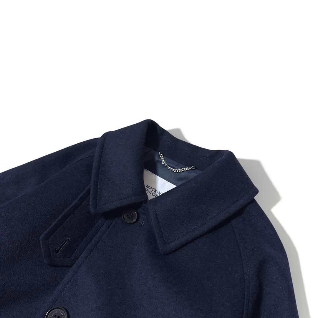 極美品✨️24AW　定価9.9万　マッキントッシュ　コズウェイ　コート　ネイビー