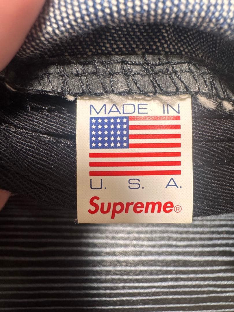 Supreme Box Logo デニムキャップ USA製 希少