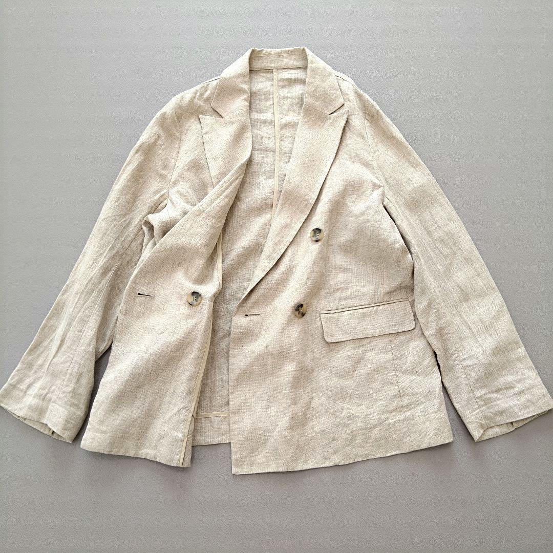✨美品✨ 25SS SLOBE IENA フレンチリネン ダブルジャケット