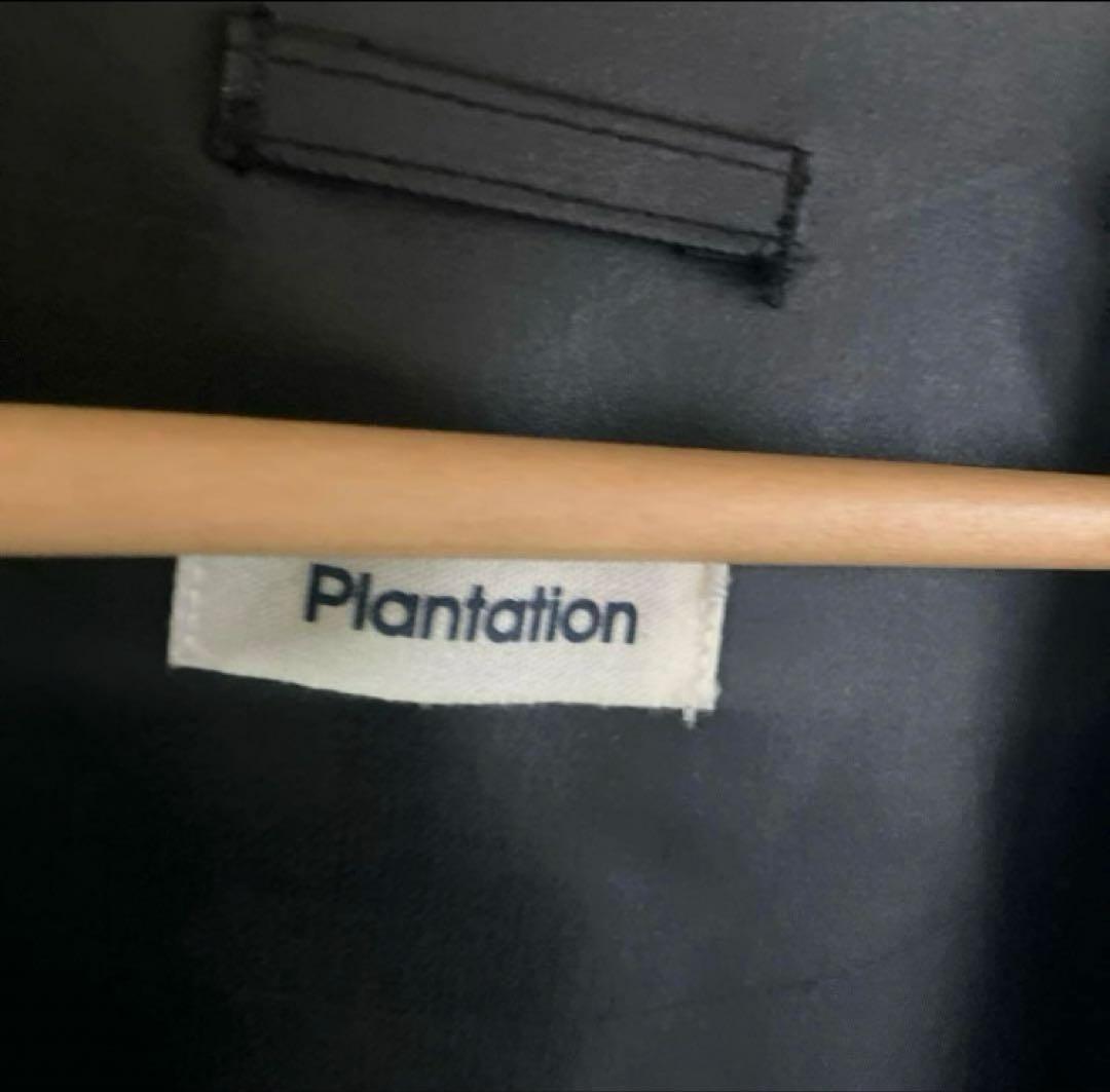 値下げ【美品】plantation×デサント　ウールMIXレイヤー　コート