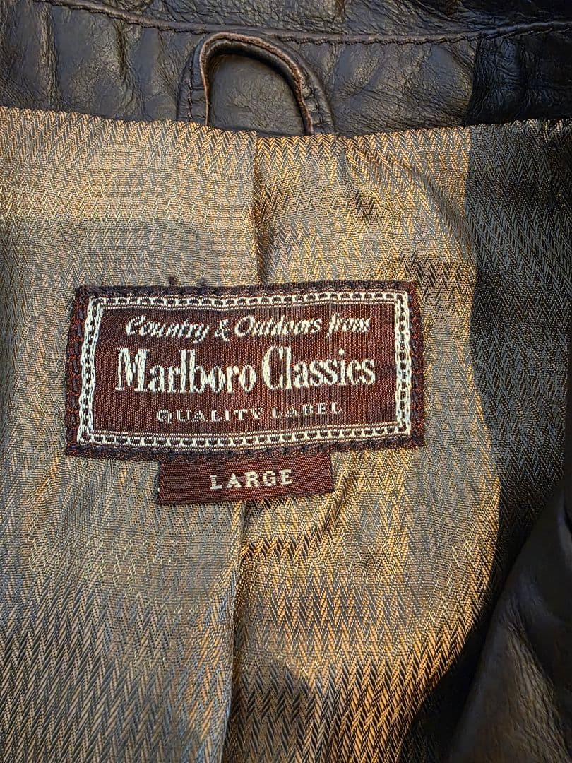 90s ​Marlboro Classicsレザージャケット ユーロヴィンテージ