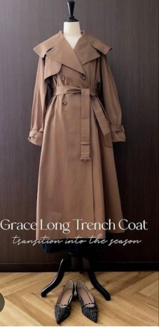 ジャケット・アウター Her lip to Grace Long Trench Coat s