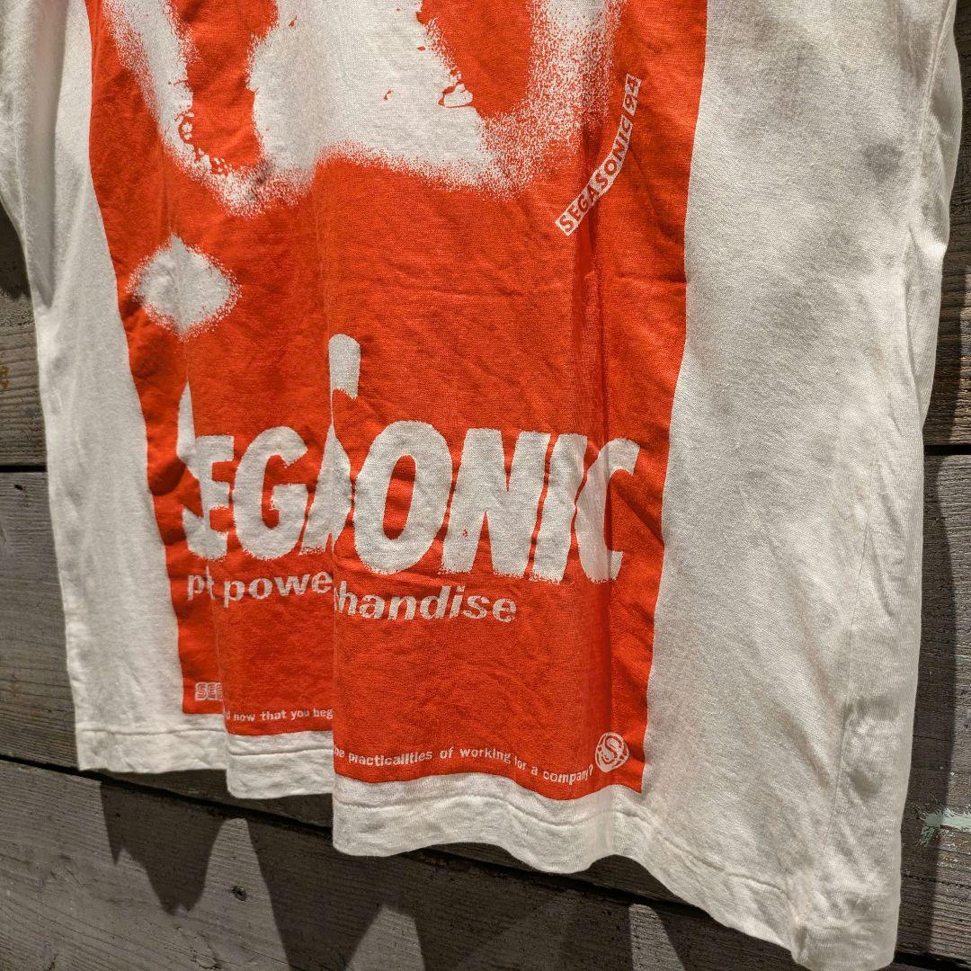 90s　SEGA　ソニックザヘッジホッグ　プリント　Tシャツ　シングルステッチ