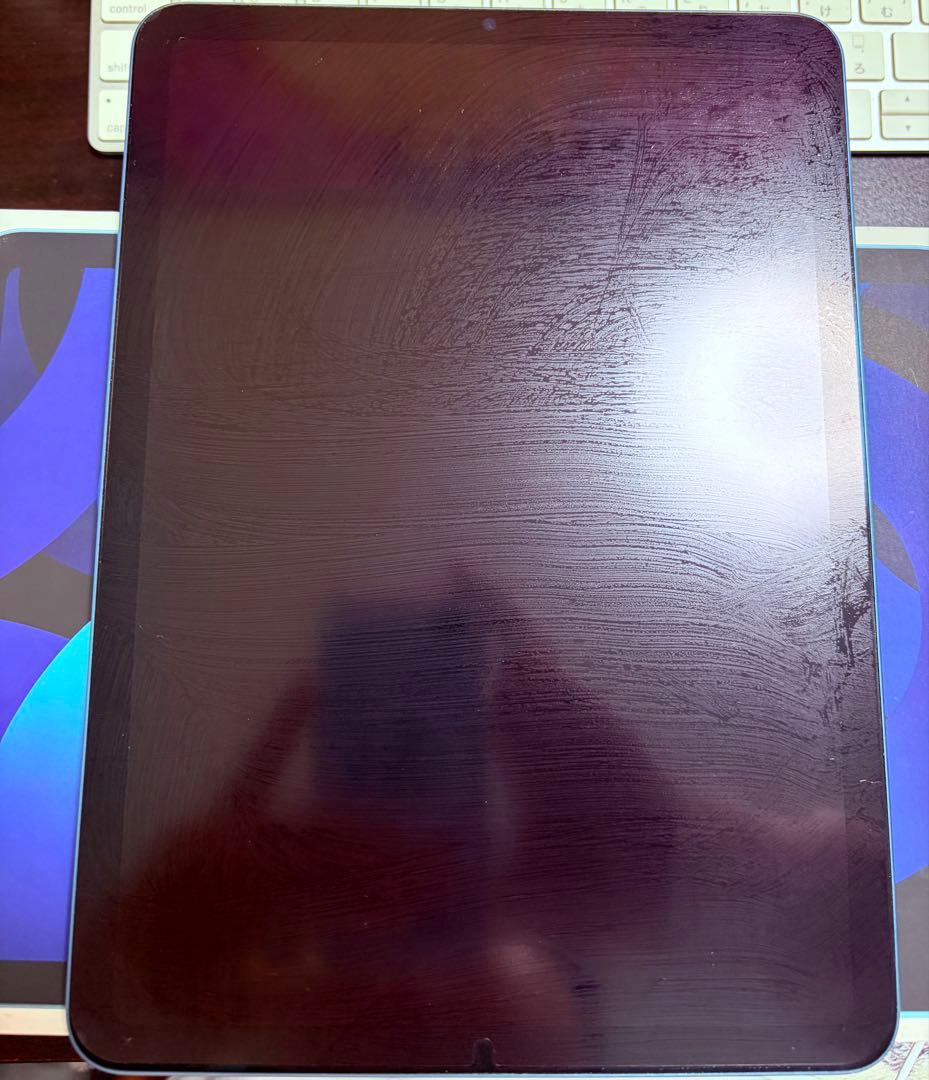 Apple iPad 第5世代 ブルー本体64GB pencil キーボード付き