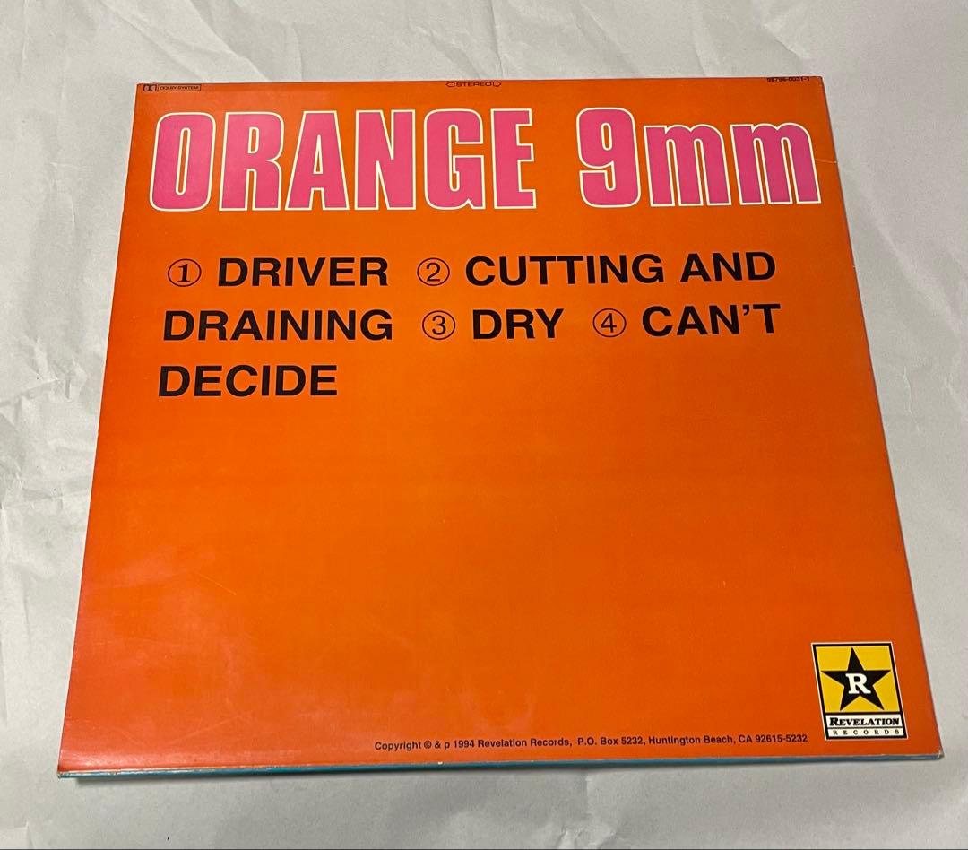 ORANGE 9mm レコード Dark green 希少盤