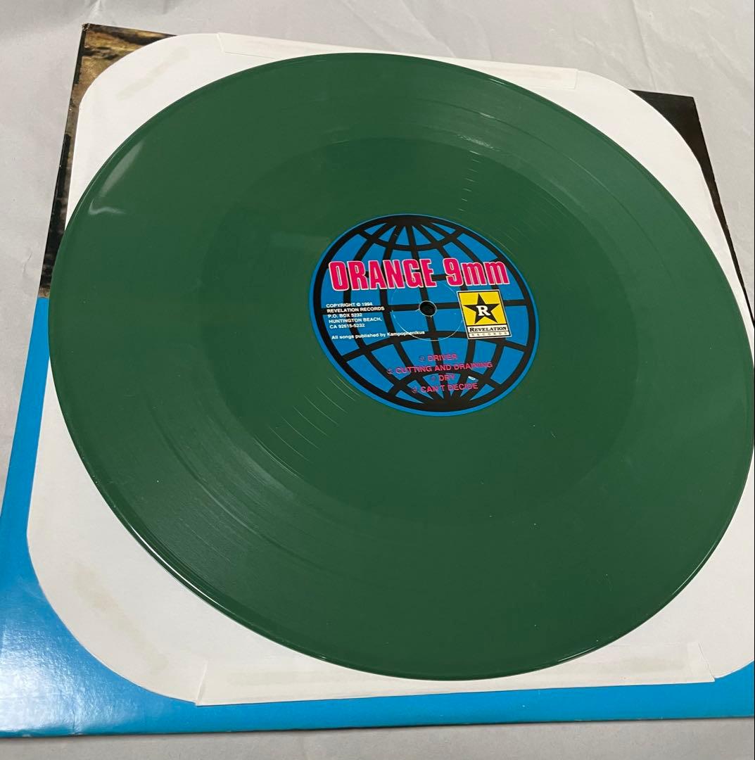 ORANGE 9mm レコード Dark green 希少盤