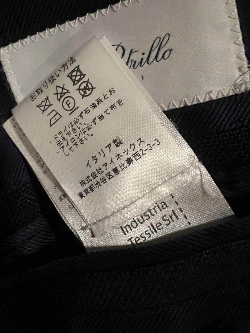 De Petrillo ネイビージャケット アイリッシュリネン