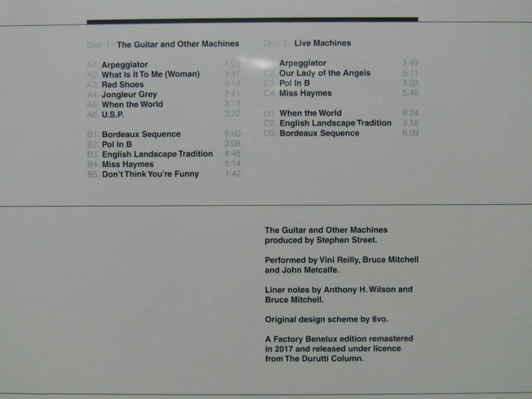 未開封品 レコード　The Guitar and Other Machines